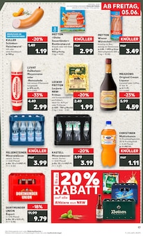 Bier im Kaufland Prospekt "Hier bin ich richtig" mit 62 Seiten (Ratingen)
