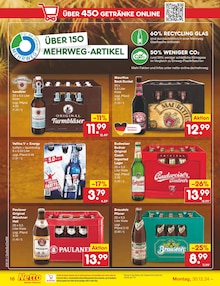 Bier im Netto Marken-Discount Prospekt "Aktuelle Angebote" mit 61 Seiten (Weißenfels)