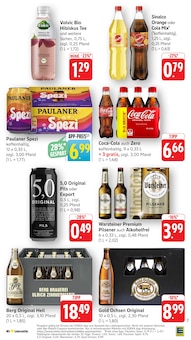 Bier im EDEKA Prospekt "Aktuelle Angebote" mit 54 Seiten (Aalen)