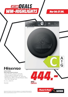 Waschmaschine Angebot im MediaMarkt Saturn Prospekt, gültig von 11.06.2026 bis 29.06.2026 Waschmaschine Angebot im aktuellen MediaMarkt Saturn Prospekt auf Seite 13