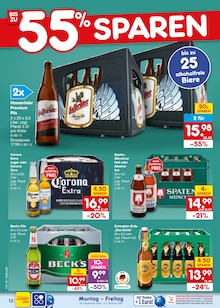 Becks im Netto Marken-Discount Prospekt "Aktuelle Angebote" mit 72 Seiten (Ulm)