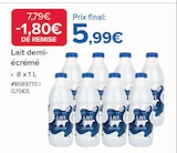Lait demi-écrémé en promo chez Costco Montreuil à 5,99 €