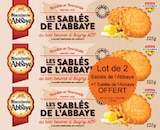 Les sablés de l'abbaye - BISCUITERIE DE L'ABBAYE dans le catalogue Intermarché Super