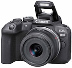 EOS R10 Kit + RF-S 18-45mm STM Systemkamera von Canon für 888,00 € bei MediaMarkt Saturn im Angebot EOS R10 Kit + RF-S 18-45mm STM Systemkamera von Canon im aktuellen MediaMarkt Saturn Prospekt