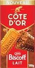Tablette Biscoff Lait - CÔTE D'OR en promo chez Intermarché Hyper Tablette Biscoff Lait - CÔTE D'OR dans le catalogue Intermarché Hyper