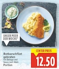 Rotbarschfilet gebraten für 12,50 € bei E center im Angebot Rotbarschfilet gebraten im aktuellen E center Prospekt