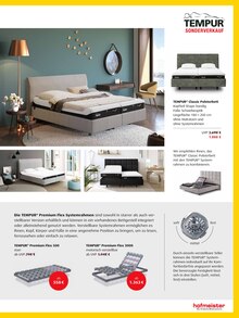 Boxspringbett im hofmeister Prospekt "GROSSER TEMPUR® SONDERVERKAUF" mit 8 Seiten (Stuttgart)