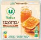 Biscottes U Bio - U BIO - Super U à Metz Biscottes U Bio - U BIO en promo chez Super U Metz à 1,48 €