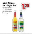 Orange Maracuja oder Zitrone Bergamotte von Aqua Monaco im aktuellen Trinkgut Prospekt für 1,29 €