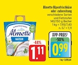 nah und gut Hahnbach - Alpenfrischkäse oder -zubereitung Angebot im Prospekt Alpenfrischkäse oder -zubereitung bei nah und gut im Hahnbach Prospekt für 0,99 €