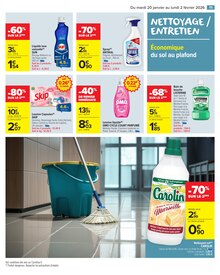 Promotion Lessive Liquide dans le prospectus Carrefour Market, valable du 20/01/2026 au 02/02/2026 Promo Lessive Liquide dans le catalogue Carrefour Market du moment à la page 13