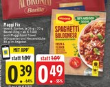 Fix Angebote von Maggi bei E center Dülmen für 0,39 €