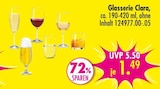 SB Möbel Boss Neunkirchen - Glasserie Clara Angebot im Prospekt Glasserie Clara bei SB Möbel Boss im Neunkirchen Prospekt für 1,49 €
