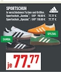 Sportschuh Samba Angebote von adidas bei Marktkauf Münster für 77,77 €