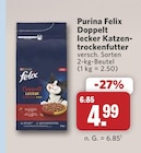 Doppelt lecker Katzentrockenfutter Angebote von Purina Felix bei combi Dülmen für 4,99 €