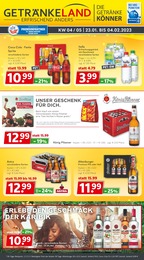 Getränkemarkt Prospekt von Getränkeland Zehdenick Getränkeland Prospekt: "Köstritzer", 6 Seiten, 23.01.2023 - 04.02.2023