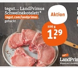 Schweinekotelett im tegut Prospekt Schweinekotelett von LandPrimus im aktuellen tegut Prospekt für 1,29 €
