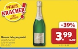 Jahrgangssekt im Angebot bei combi in Osnabrück Jahrgangssekt Angebote von Mumm bei combi Osnabrück für 3,99 €