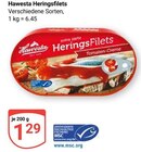 Heringsfilets Angebote von Hawesta bei GLOBUS Trier für 1,29 €