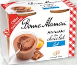 Mousse au chocolat lait - BONNE MAMAN - Intermarché Super Mousse au chocolat lait - BONNE MAMAN à 0,98 € dans le catalogue Intermarché Super
