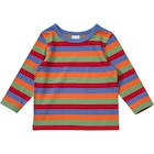 Langarmshirt mit Ringel-Muster, bunt, Gr. 92 von ALANA für 6,90 € bei dm-drogerie markt im Angebot Langarmshirt mit Ringel-Muster, bunt, Gr. 92 von ALANA im aktuellen dm-drogerie markt Prospekt
