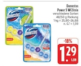 Power 5 WC-Stein im Angebot bei EDEKA in Erlangen Power 5 WC-Stein Angebote von Domestos bei EDEKA Erlangen für 1,29 €