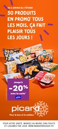 Prospectus Picard, "50 PRODUITS EN PROMO* TOUS LES MOIS, ÇA FAIT PLAISIR TOUS LES JOURS !" à Saint-Georges-des-Groseillers et alentours, 14 pages, 06/01/2025 - 02/02/2025 Catalogue Picard "50 PRODUITS EN PROMO* TOUS LES MOIS, ÇA FAIT PLAISIR TOUS LES JOURS !" à Saint-Georges-des-Groseillers et alentours, 14 pages, 06/01/2025 - 02/02/2025