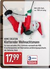 Kletternder Weihnachtsmann im ALDI Nord Prospekt Kletternder Weihnachtsmann von HOME CREATION im aktuellen ALDI Nord Prospekt für 17,99 €