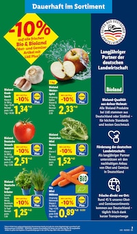 Bio Knoblauch Angebot im aktuellen Lidl Prospekt auf Seite 3