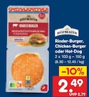 Rinder-Burger, Chicken-Burger oder Hot-Dog von bofrost für 2,49 € bei Netto Marken-Discount im Angebot Rinder-Burger, Chicken-Burger oder Hot-Dog von bofrost im aktuellen Netto Marken-Discount Prospekt