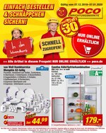 POCO Prospekt "Einfach bestellen & Schnäppchen sichern!", 12 Seiten, für Saarlouis, 07.12.2019 - 07.01.2020 POCO Prospekt "Einfach bestellen & Schnäppchen sichern!", 12 Seiten, für Saarlouis, 07.12.2019 - 07.01.2020