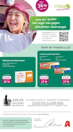 mea - meine apotheke Apotheken Prospekt der aktuellen Woche mit 4 Seiten, gültig von 01.07.2026 bis 31.07.2026, in Annaberg-Buchholz und Umgebung Aktueller mea - meine apotheke Apotheken Prospekt in Annaberg-Buchholz und Umgebung, "Unsere Juli-Angebote" mit 4 Seiten, 01.07.2026 - 31.07.2026