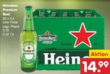 Premium Beer Angebote von Heineken bei Netto Marken-Discount Wuppertal für 14,99 €