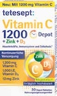 Vitamin C 1200+Zink+D3 oder Vitamin C 1300+D3+Zink+Selen von tetesept im aktuellen V-Markt Prospekt für 3,99 €