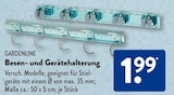Besen- und Gerätehalterung im Angebot bei ALDI SÜD in Hennef Besen- und Gerätehalterung Angebote von Gardenline bei ALDI SÜD Hennef für 1,99 €