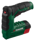 Akku-Tacker 4 V »PAT 4 D6« von Parkside für 19,99 € bei Kaufland im Angebot Akku-Tacker 4 V »PAT 4 D6« von Parkside im aktuellen Kaufland Prospekt