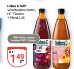 Aktuelle Hohes C Angebote bei GLOBUS in Saarbrücken Aktuelles Plus Eisen Angebot bei GLOBUS in Saarbrücken ab 1,49 €