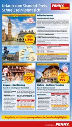 Penny Discounter Reisen im Prospekt 