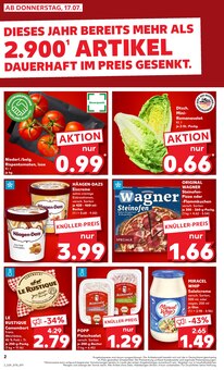 Kaufland Prospekt der Woche "Aktuelle Angebote" Seite 2, 17.07.2025 bis 23.07.2025 für Linthe Aktueller Kaufland Prospekt "Aktuelle Angebote" Seite 2 von 54 Seiten für Linthe