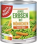 Junge Erbsen mit Möhrchen bei EDEKA im Prospekt "" für 1,39 €