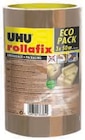 3 Rubans d'emballage brun Rollafix - UHU en promo chez Super U Montpellier à 1,99 €