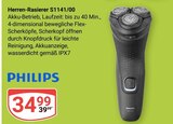 Herren-Rasierer S1141/00 von Philips im aktuellen GLOBUS Prospekt