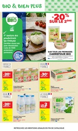 Promos Lait Demi-Écrémé dans le catalogue "AVEC LE Club GOÛTEZ AU BIO LE MOINS CHER DE FRANCE" de Carrefour Market Lait Demi-Écrémé en promo dans le catalogue Carrefour Market à la page 4