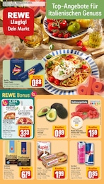 REWE Prospekt für Rosenheim mit 20 Seiten REWE Prospekt "Dein Markt" für Rosenheim, 20 Seiten, 12.05.2025 - 17.05.2025