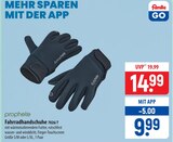 prophete Fahrradhandschuhe im Angebot bei famila Nordost in Falkensee prophete Fahrradhandschuhe Angebote bei famila Nordost Falkensee für 9,99 €