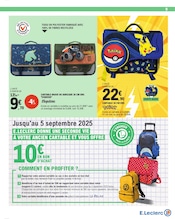 Pokémon Angebote im Prospekt "PRÉPAREZ LA RENTRÉE À PRIX E.LECLERC" von E.Leclerc Pokémon Angebote im Prospekt "PRÉPAREZ LA RENTRÉE À PRIX E.LECLERC" von E.Leclerc auf Seite 9