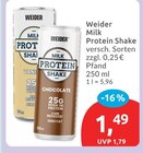 Milk Protein Shake von Weider im aktuellen budni Prospekt