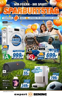 Fernseher im expert Prospekt "Top Angebote" mit 8 Seiten (Detmold)