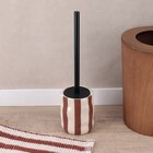 Brosse WC grès rayé en promo chez Maxi Bazar Houilles à 9,59 €