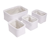 Lot de paniers en tissu en promo chez Gifi Lille à 7,99 €